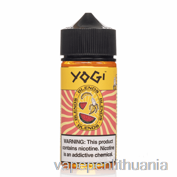 Bananų Arbūzų Ledas - Jogo Mišiniai - 100ml 0mg Vape Skysčio